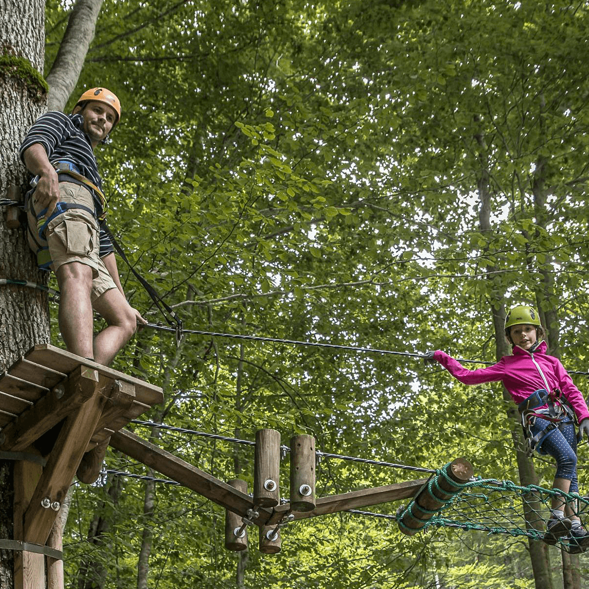 Parcours d'accrobranche Ax les Thermes
